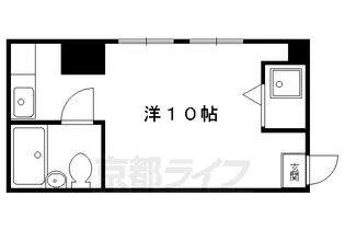 ジュアール吉田【103号室】の間取り