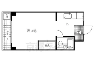 チェリス前田【202号室】の間取り