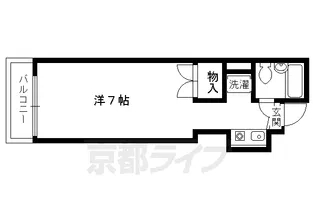 京都府京都市上京区上御霊馬場町【マンション】の間取り