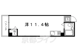 つづれコーポ【505号室】の間取り