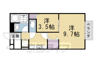 セゾン・NOIX【105号室】の間取り