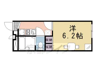 レオパレス鴨川【2階】の間取り
