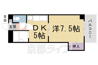 LED.MOA【5階】の間取り