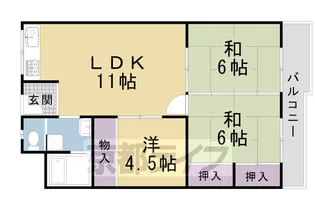 京都府京都市上京区一色町【マンション】の間取り