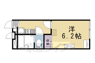 レオパレスメゾンエトワール桂南【1階】の間取り