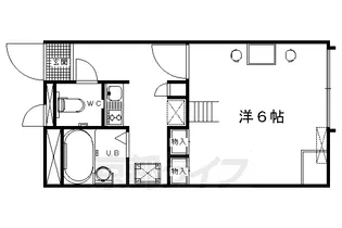 レオパレスフォレスト【107号室】の間取り