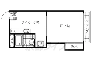 エスポアール円町東【301号室】の間取り