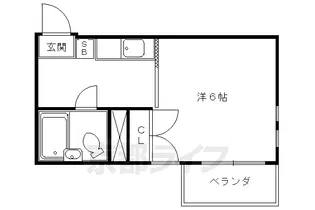 モナドハイツ【302号室】の間取り