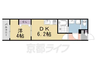 ARCA桂川【3階】の間取り