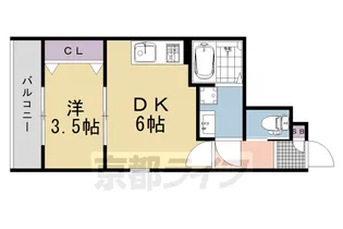 ARCA桂川【2階】の間取り