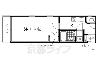 プレシャスコート【405号室】の間取り