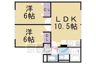 フレンドコスモス【202号室】の間取り