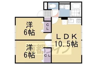 フレンドコスモス【101号室】の間取り