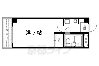 京都府京都市東山区四条通大和大路東入ル祇園町南側【マンション】の間取り