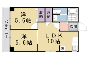 メイゾン六波羅【3階】の間取り
