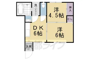 マンション丸高【203号室】の間取り