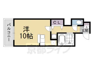 京都府京都市下京区本神明町【マンション】の間取り