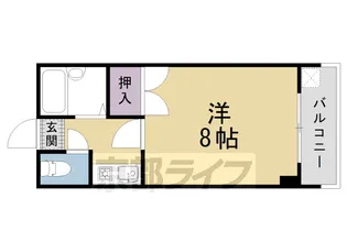 1Kの間取り画像