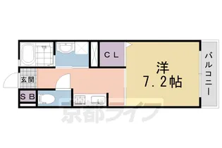 メゾン・サンクロワ【102号室】の間取り