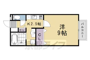 ベルリード ミキ【1階】の間取り