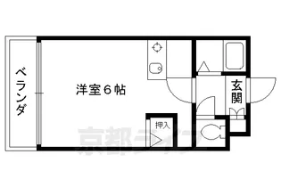 リバーハイツ綿森【201号室】の間取り