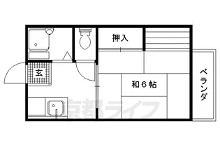 フォーレス嵐山【107号室】の間取り