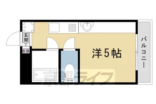 御室ガーデンハイツ【1階】の間取り