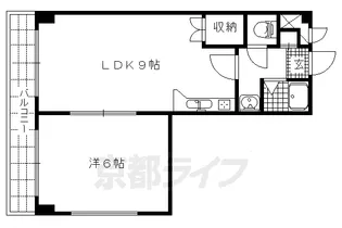 グランドールワタナベ【301号室】の間取り