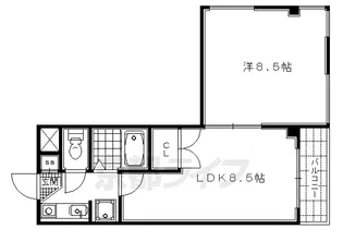 グランドールワタナベⅡ【701号室】の間取り