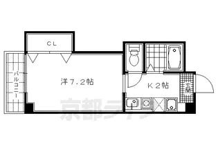 白梅ヒルズ【110号室】の間取り