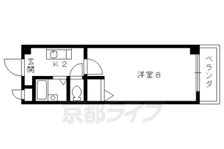 UTSUMI BUILDING【202号室】の間取り