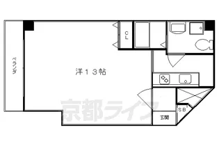 ラクティー四条寺町【303号室】の間取り