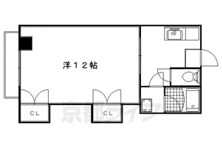 たけうちハイツ【D号室】の間取り