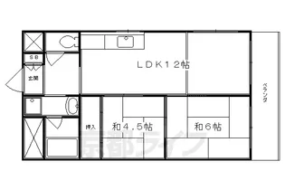 シャトー高野【308号室】の間取り