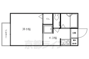 フロイデ95【201号室】の間取り