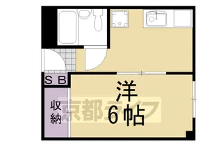 メイプル【2-C号室】の間取り