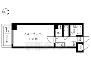 1Kの間取り画像
