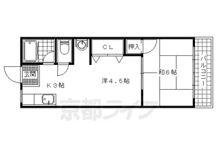 2Kの間取り画像