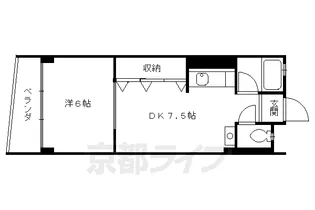 コーポ吉沢【402号室】の間取り