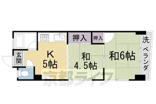 コーポ吉沢【503号室】の間取り