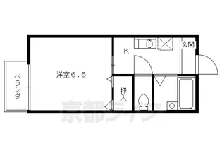 京都府京都市伏見区桃山羽柴長吉西町【アパート】の間取り