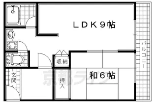 メゾンコヤマ【202号室】の間取り