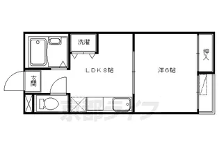 ナウハイツ【403号室】の間取り