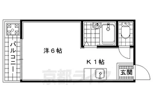 ドルフ広野【201号室】の間取り