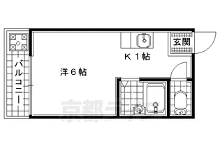 ドルフ広野【203号室】の間取り