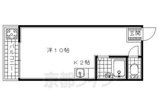 ドルフ広野【205号室】の間取り