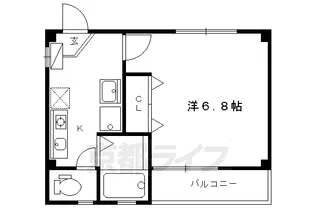 North Hills【101号室】の間取り