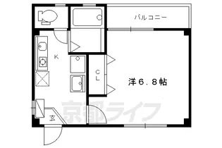 North Hills【202号室】の間取り