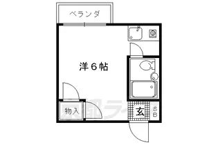 みどりやビル【302号室】の間取り
