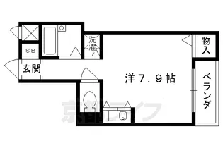 ファーストコート七条烏丸【4-A号室】の間取り